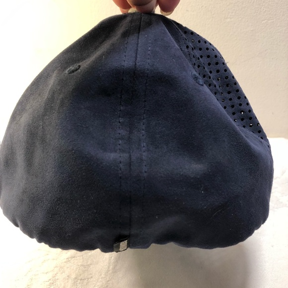 Gong Show Hockey apparel one size cap hat Faux suede blue/grey - Picture 9 of 9